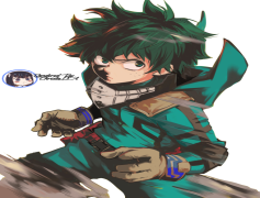 Izuku Midoriya My Hero Academia, Quirk, Determination, Training, Friendship PNG