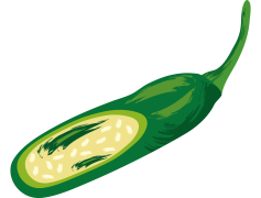 Jalapeno, Culinary, Green, Pepper, Vegetable PNG