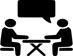 Job Interview Silhouette, Discussion, Career, Business, Workplace PNG