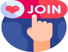 Join Us, Connect, Engage, Involve, Participate PNG