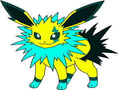 Jolteon Pokemon, Static Ability, Evolved Form, Shiny Variant, Speedy Attacker PNG