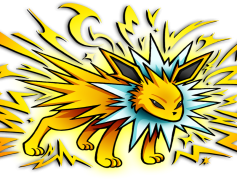 Jolteon Pokemon, Yellow Fur, Johto Region, Agile Movement, Electric Type PNG