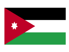 Jordan Flag, Cultural Identity, Middle Eastern Heritage, Triangle Shape, Star Emblem PNG