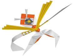 Kartana Pokemon, Steel, Sharp Blades, Grass, Slicing PNG
