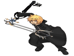 Kingdom Hearts Roxas, Twilight Town, Dual Wield, Nobody, Organization XIII PNG
