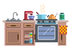 Kitchen, Cooking, Utensils, Meals, Recipes PNG