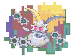 Klinklang Pokemon, Steel Type, Battle Ready, Mechanical Creature, Clockwork PNG