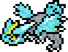 Kyurem Pokemon, Ice Dragon, Black Kyurem, Legendary Creature, Unbound Form PNG