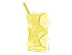 Lemonade, Zesty, Beverage, Summer, Refreshing PNG