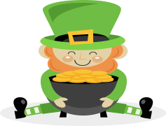 Leprechaun Vector, Mischievous Nature, Gold Coins, Lucky Charm, Green Attire PNG