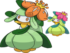 Lilligant Pokemon, Grass-Type, Dance, Blooming, Whimsical PNG