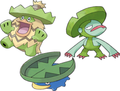 Lombre Pokemon, Playful Behavior, Swamp Habitat, Evolving Stage, Friendly Companion PNG
