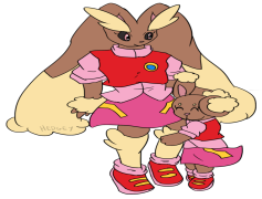 Lopunny Pokemon, Fairy, Evolution, Fighting, Cute PNG