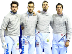 Luca Curatoli, Champion, Italy, Competitor, Fencing PNG