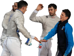 Luca Curatoli, Italian Athlete, Team Player, Fencing Champion, Sport Enthusiast PNG