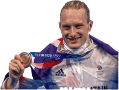 Luke Greenbank, Championships, Medals, Olympic, Swimming PNG