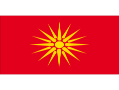 Macedonia Flag, Historical Significance, Traditional Patterns, Geographical Representation, Balkan Heritage PNG