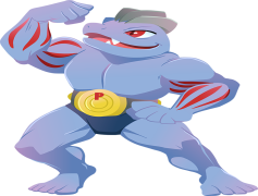 Machoke Pokemon, Evolve, Training, Strength, Fighting Type PNG