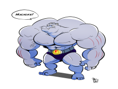 Machoke Pokemon, Evolving Strength, Powerful Evolution, Dynamic Punch, Fighting Type PNG