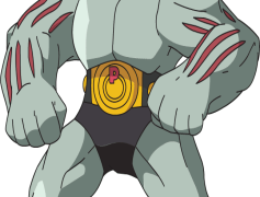 Machoke Pokemon, Guts Ability, Fighting Type, Bipedal Form, Pokémon Battle PNG