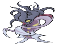 Malamar Pokemon, Psychic Abilities, Manipulative Nature, Dark Type, Evolving Form PNG