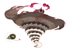 Malamar Pokemon, Tentacle Pokémon, Shadowy Presence, Evolving Tactics, Spiral Wave PNG