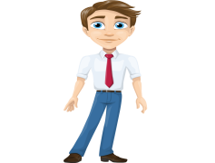 Man Cartoon, Playful, Character, Digital, Animation PNG