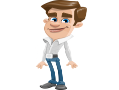 Man Cartoon, Whimsical, Playful, Character, Animation PNG