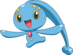 Manaphy Pokemon, Aquatic Habitat, Water Type, Egg Move, Mythical Creature PNG