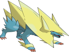 Manectric Pokemon, Lightning Rod, Speedster, Electric Type, Intimidating Presence PNG