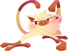 Mankey Pokemon, Fighting Type, Mischievous Nature, Primate Species, Wild Temperament PNG