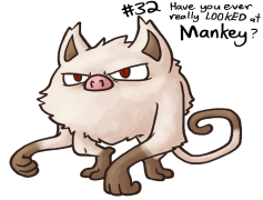 Mankey Pokemon, Pokédex Entry, Fighting Type, Wild Habitat, Agile Attacker PNG