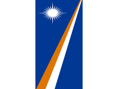 Marshall Islands Flag, Triangular Stripes, Cultural Identity, Pacific Nation, Sovereign Emblem PNG