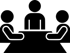 Meeting Silhouette, Collaboration, Conference, Teamwork, Business PNG