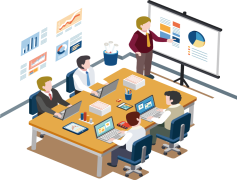 Meeting Vector, Collaboration, Teamwork, Professional Event, Networking PNG