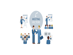 Meeting Vector, Teamwork, Agenda, Brainstorming, Collaboration PNG