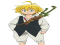 Meliodas, Sword, Demon, Dragon, Leader PNG