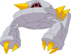 Metang Pokemon, Dual Type, Powerful Defense, Steel Type, Pokémon Species PNG
