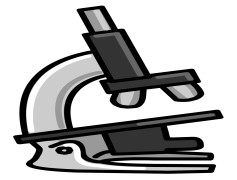 Microscope Silhouette, Biology, Study, Laboratory, Equipment PNG