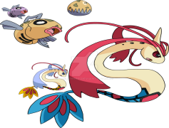 Milotic Pokemon, Elegant Swimmer, Sinnoh Region, Soothing Presence, Legendary Grace PNG