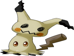 Mimikyu Pokemon, Disguise, Shy Nature, Popularity, Cursed Doll PNG