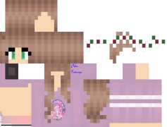 Minecraft Girl Skin, Skin Variety, Avatar Fashion, Gamer Style, Customizable Outfit PNG