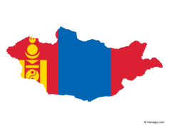 Mongolia Flag, Red, Emblem, Culture, Horsehead PNG