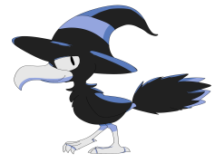 Murkrow Pokemon, Dark Type, Cunning Trickster, Evolved Form, Sinnoh Region PNG