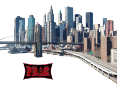 New York Skyline Landscape, Iconic Landmarks, Architectural Beauty, Skyscrapers, Night Lights PNG