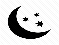 Night Sky, Moonlight, Twilight, Stars, Celestial PNG