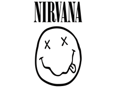 Nirvana Logo, Iconic Mark, Alternative Rock, Band Emblem, Grunge Art PNG