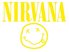 Nirvana Logo, Mark, Symbol, Artwork, Sign PNG