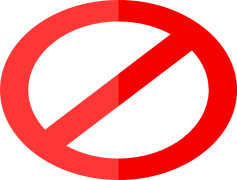 No, Negative, Not, Never, Nay PNG