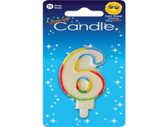 Number Candle, Party Decor, Candle Decoration, Decorative Candle, Festive Lighting PNG